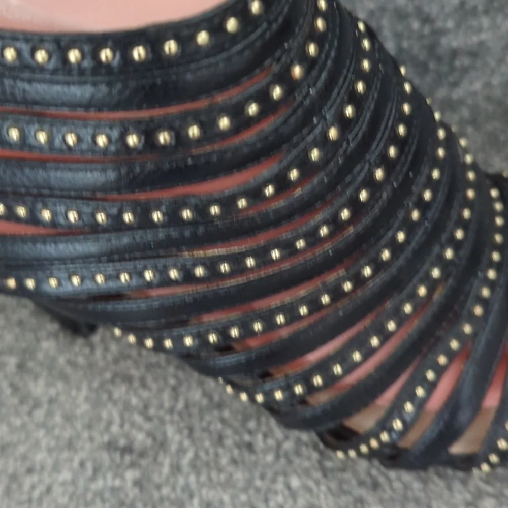 INC Peep Toe Heeled Ankle Booties